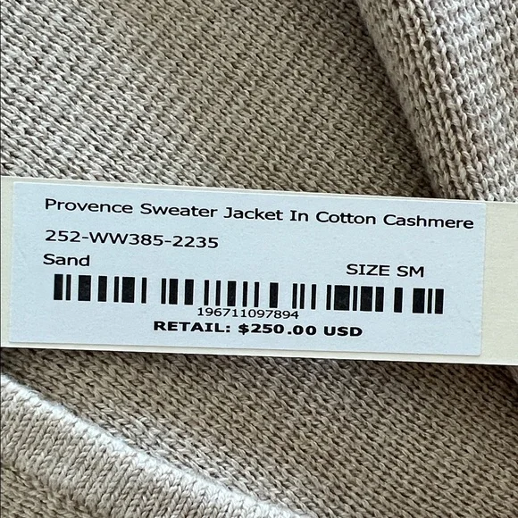 Alex Mill Provence Sweater Jacket NWT - Picture 6 of 6